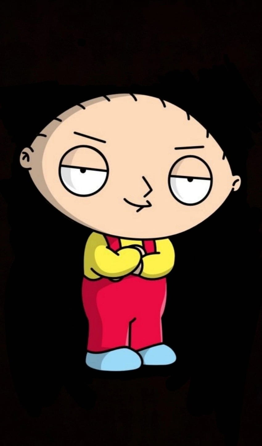 Stewie Griffin. Stewie griffin, Pintura de dibujos animados, Dibujo de personajes, Stewie negro fondo de pantalla del teléfono