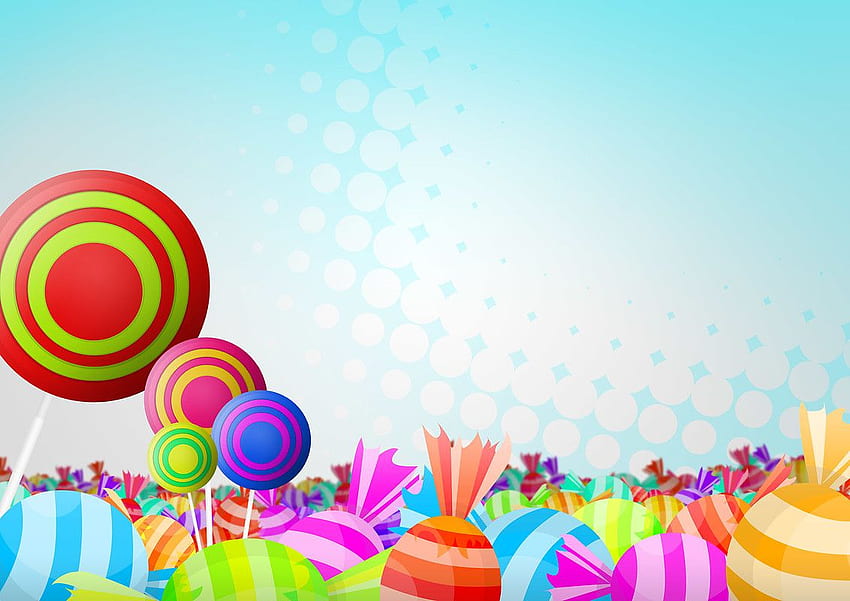 Candyland-Hintergrund. Candyland, Real Life Candyland und Candyland Candy Background HD-Hintergrundbild