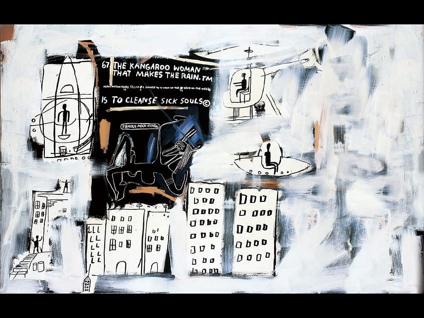 Моят - Художествен: Basquiat, Basquiat Crown HD тапет