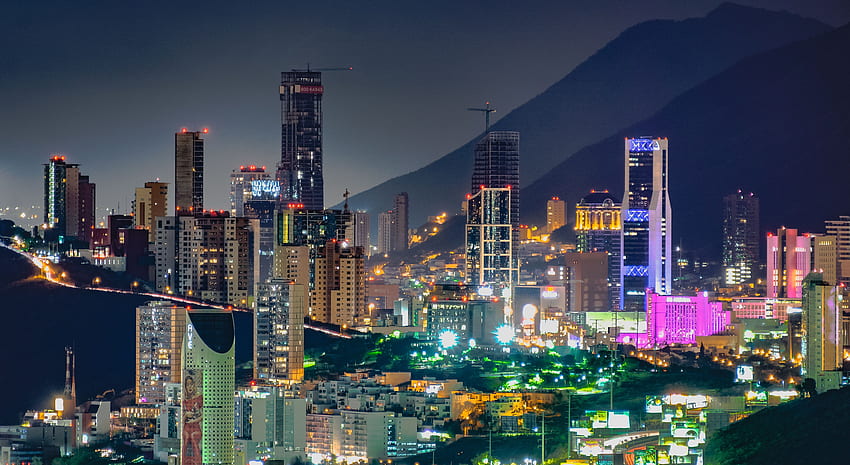 Monterrey mexico ciudad noche . . 1096581 HD wallpaper