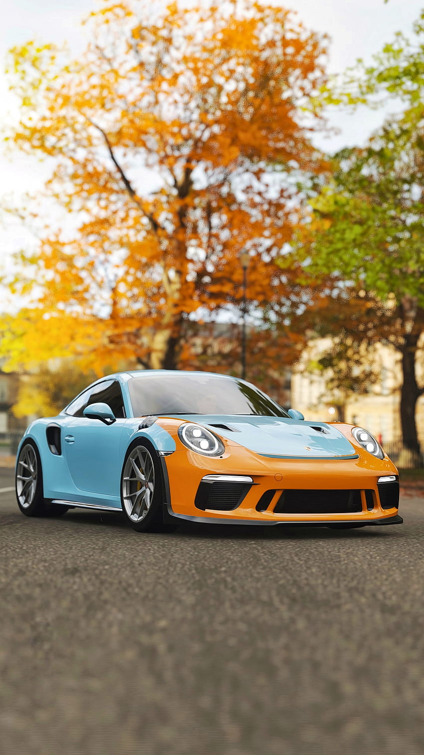 스포츠, 포르쉐, 레이스, 자동차, 스포츠카, Porsche 911 Gt3 HD 전화 배경 화면