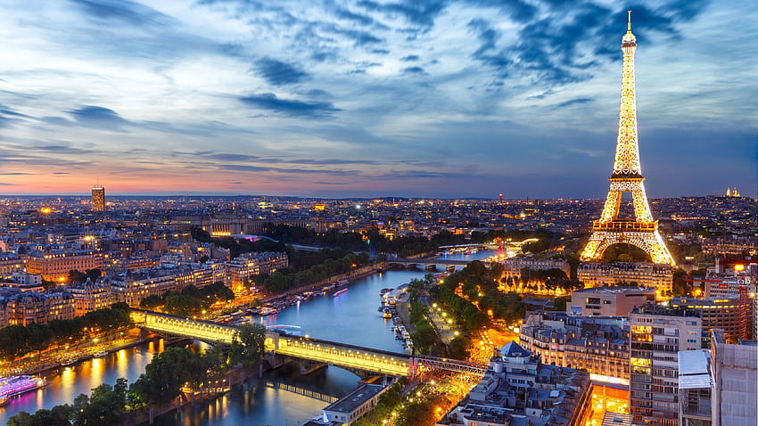Paris Windows 10-Design HD-Hintergrundbild