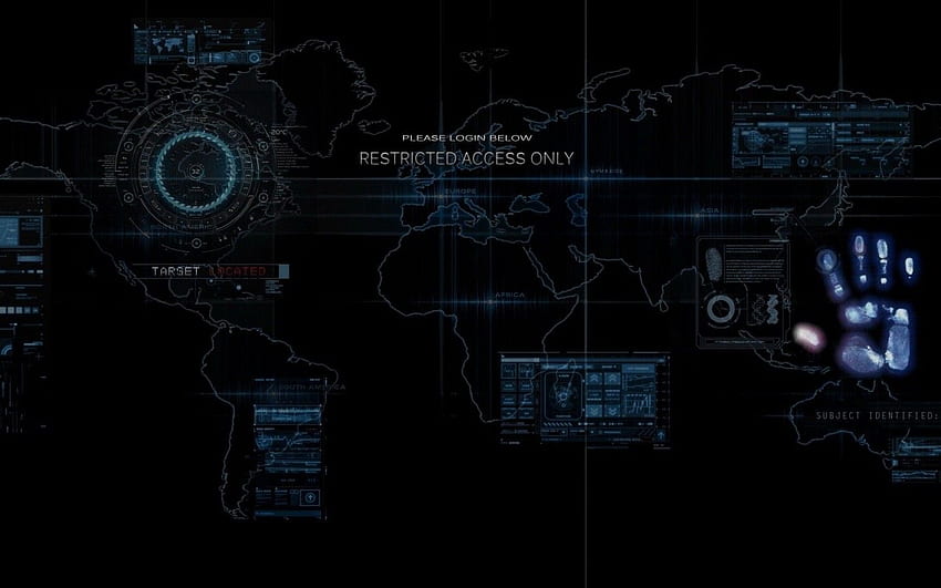 Bleu foncé : Dark Tech, technologie d'ingénierie Fond d'écran HD