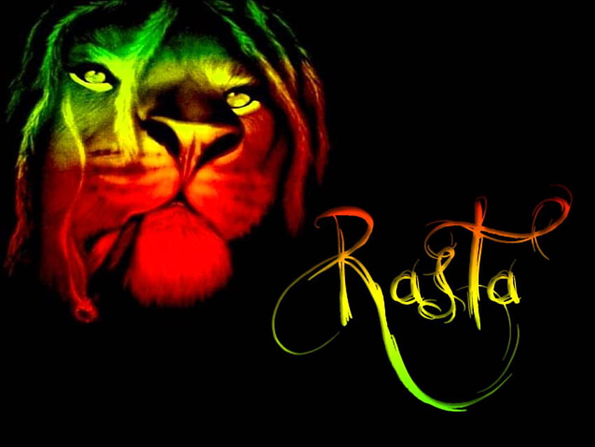 Cool Rasta Lion HD wallpaper