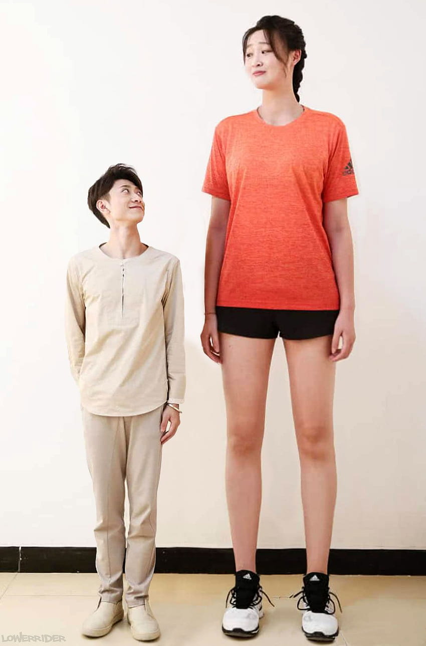 Mały facet i wysoka kobieta 1 w 2020. Wysokie kobiety, wysoka dziewczyna niski facet, wysoka dziewczyna Tapeta na telefon HD