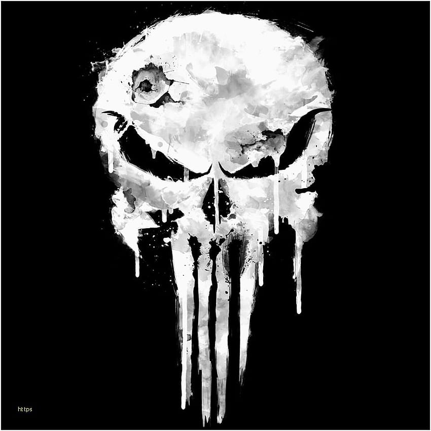 Logo Punishera, niesamowity Punisher Tapeta na telefon HD