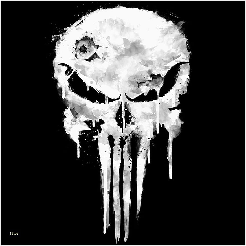 Лого на Punisher, страхотен Punisher HD тапет за телефон