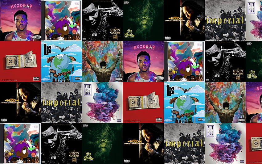 Chance Rapper Acid Rap Lil Uzi Vert « Tiled, Lil Uzi Vert and Gucci Mane HD wallpaper