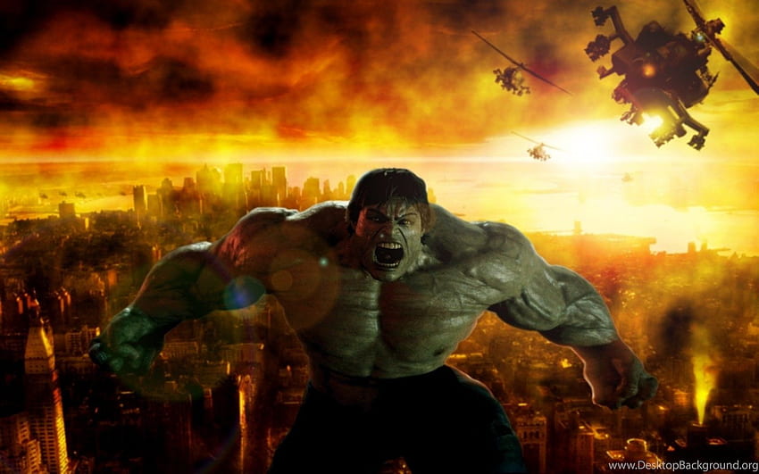 Hochauflösender Hulk-Cartoon in voller Größe. HD-Hintergrundbild