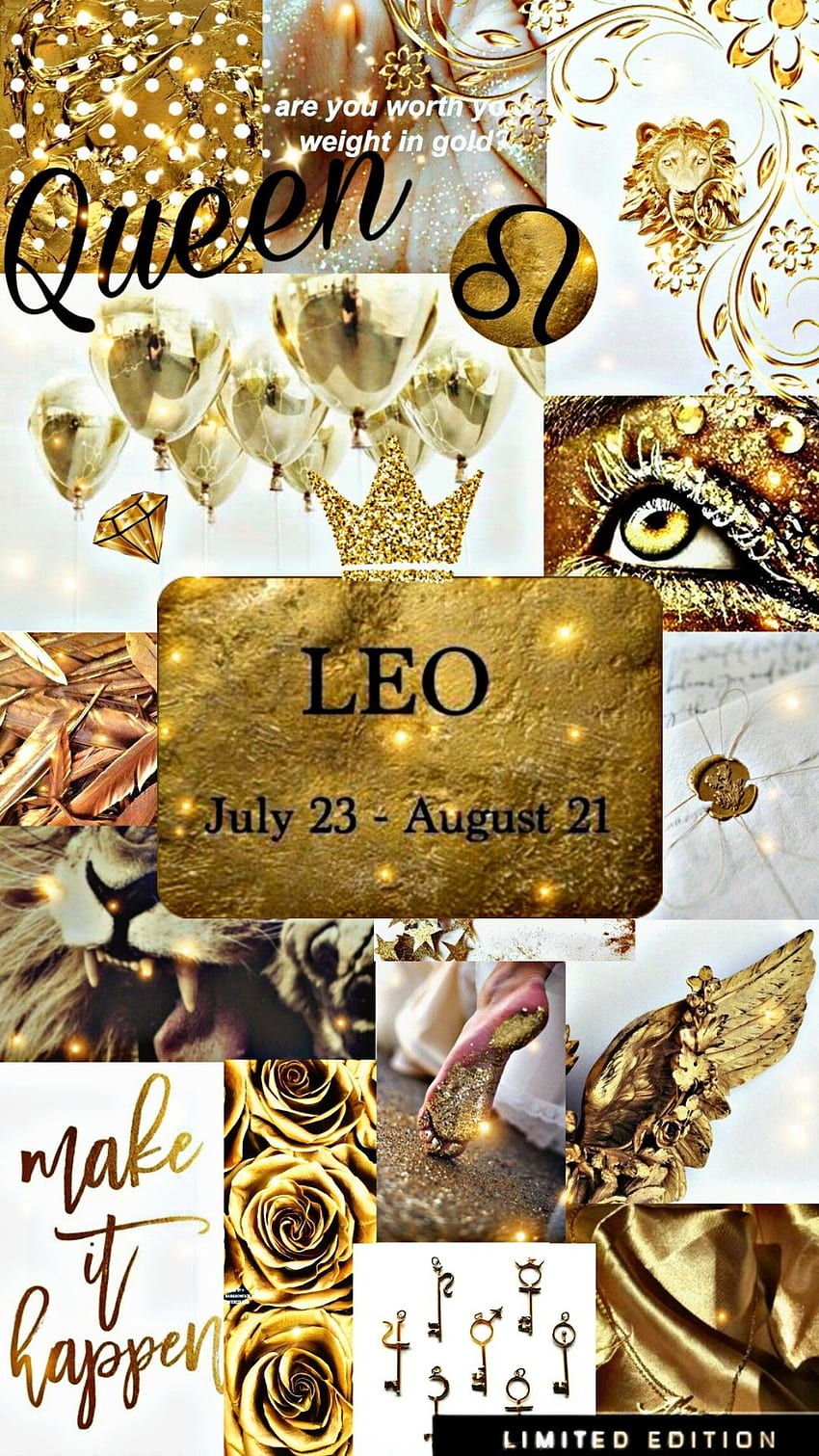 Download A Lion With The Word Leo On It Wallpaper  Wallpaperscom