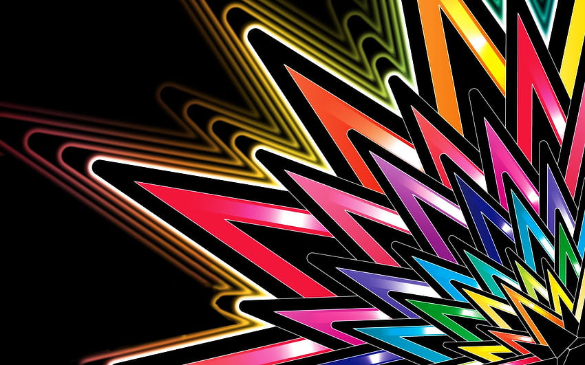 Abstract, Patterns, Lines, Form, Colorful, Colourful, Star HD wallpaper