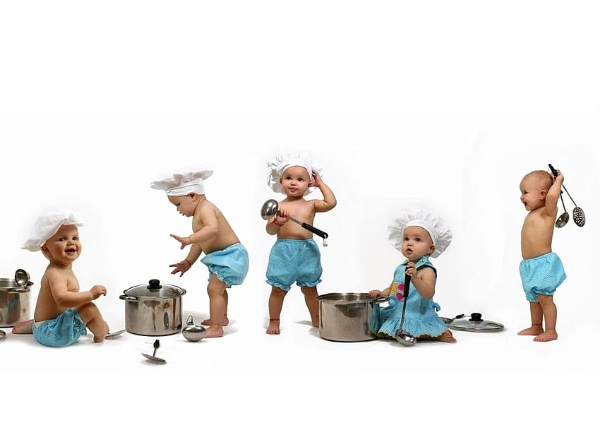 Baby_cooking_pots_chef_cute_Cute Chef Background, Cartoon Chefs HD wallpaper