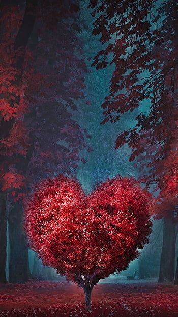 Heart Tree Wallpaper - Download to your mobile from PHONEKY