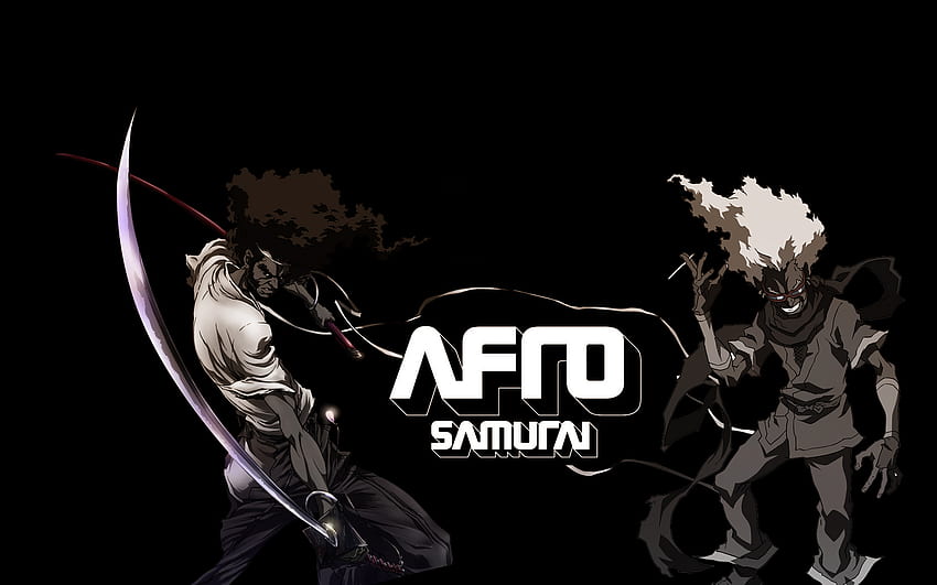 Afro Samurai, preto, espada, afro, escuro, anime, samurai, vermelho, jogo, katana papel de parede HD