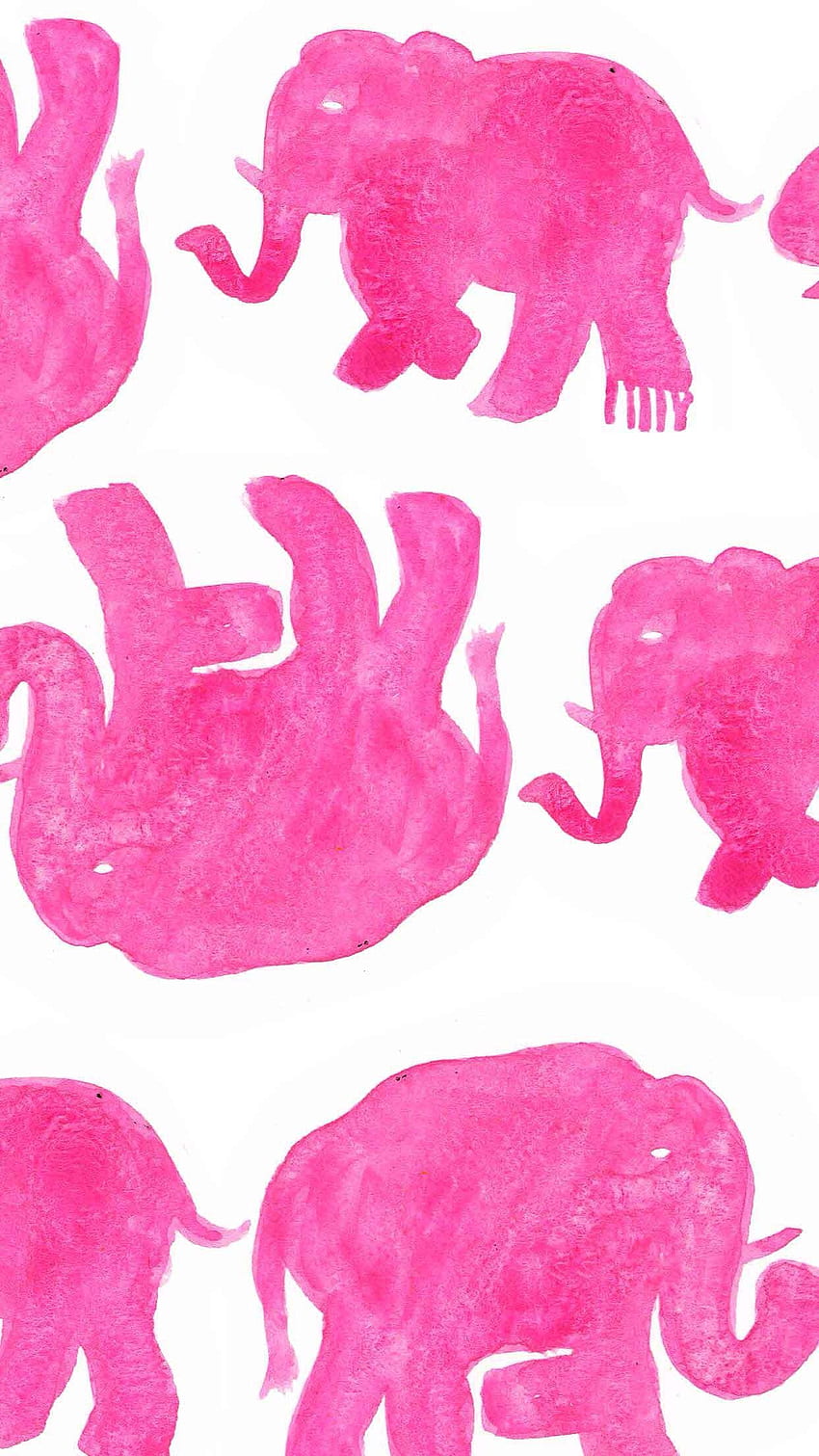 iPhone . Pink, Magenta, Illustration, Pink Elephant HD phone wallpaper