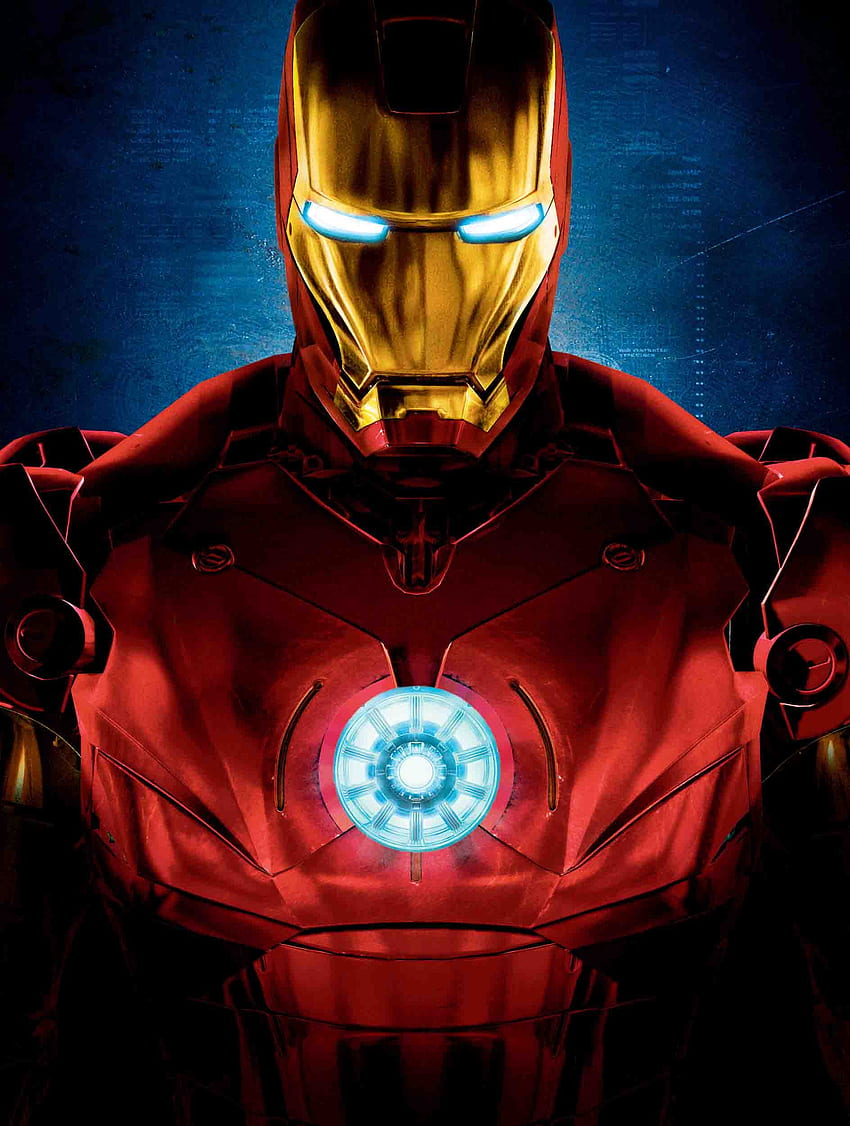 Plakat filmowy Iron Man plik do druku, plakat Iron Man Tapeta na telefon HD