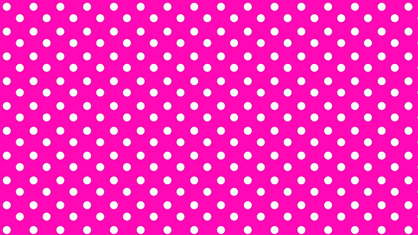 Titik Polka Merah Muda, Titik Polka Wallpaper HD