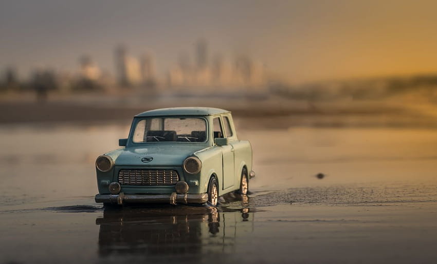 Miniature Car Model Toy Automobile Macro Fun . HD wallpaper