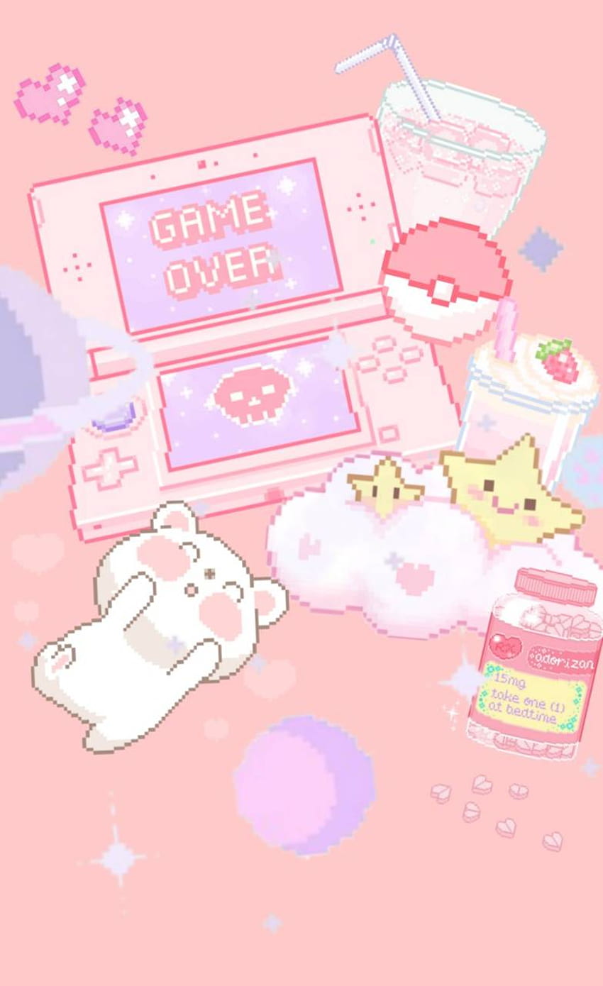 Pink Tumblr Gamer Girl HD phone wallpaper