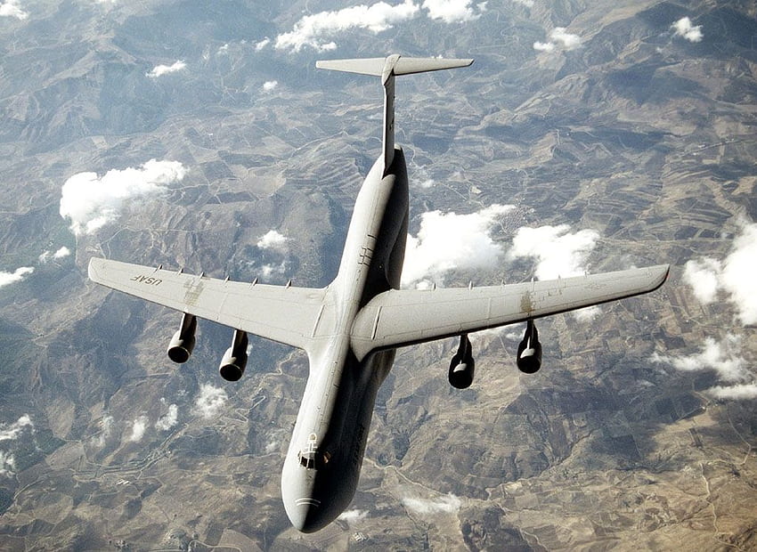 Lockheed Galaxy, armée de l'air américaine, avion de transport, avion galaxy, armée de l'air américaine Fond d'écran HD