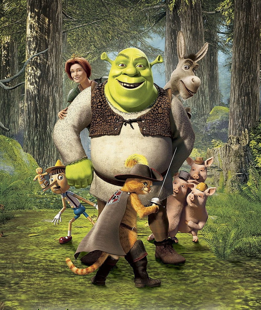 Shrek 2. Shrek, animacja Dreamworks, film pic Tapeta na telefon HD