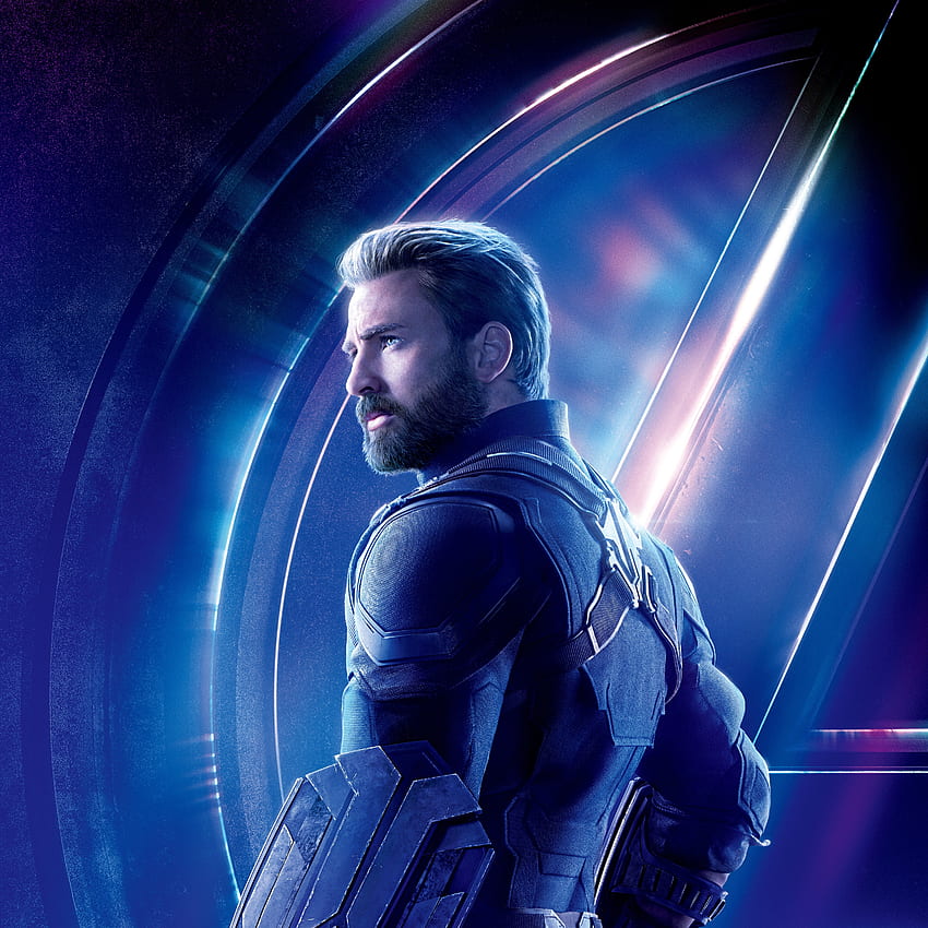Vingadores: guerra infinita, Chris Evans, steve rogers, Capitão América, filme Papel de parede de celular HD