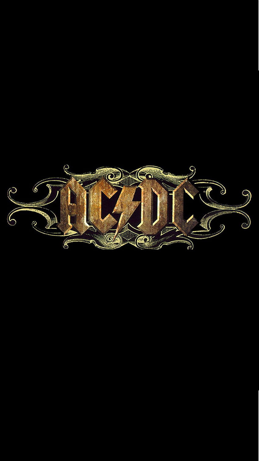ACDC-Band-Logo für Android HD-Handy-Hintergrundbild