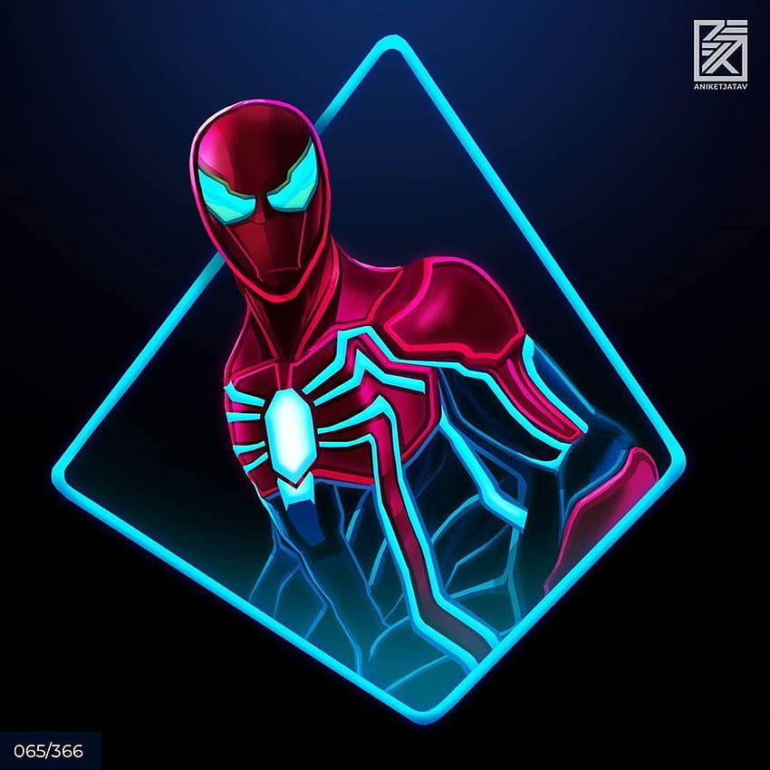 Olek Kowalkowski On Spider Man In 2020. Marvel Characters Art, Iron Man Artwork, Spiderman, Spider Man Neon HD phone wallpaper