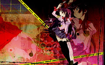 Bakemonogatari, hitagi senjougahara, anime HD wallpaper | Pxfuel