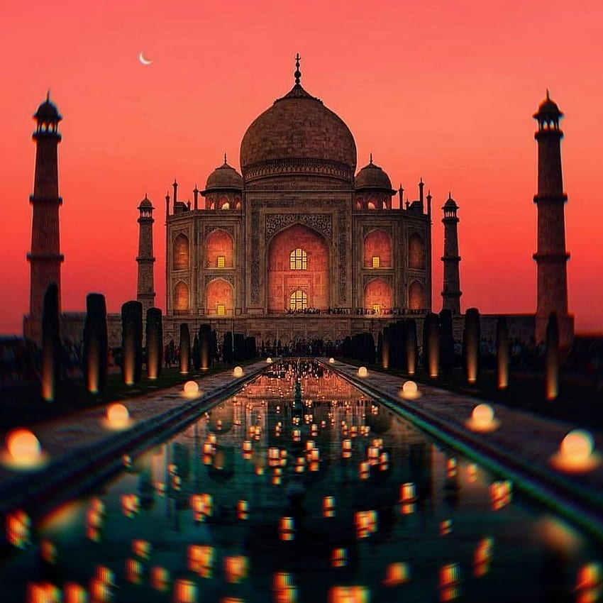 Taj Mahal Sunset. Taj mahal india, Taj mahal, Wonderful places HD phone wallpaper