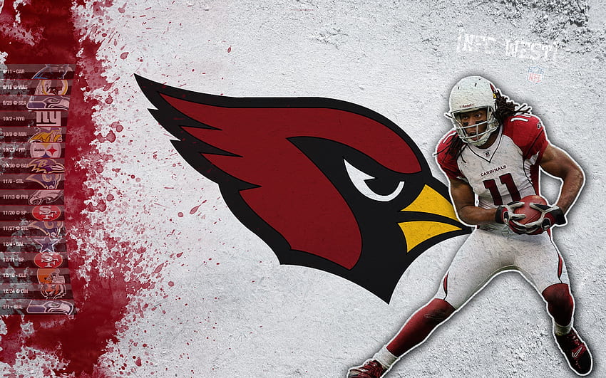 Wallpaper wallpaper, sport, logo, NFL, glitter, checkered, Arizona Cardinals  images for desktop, section спорт - download