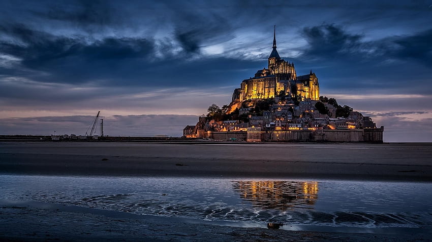 Religiös - Mont Saint-Michel HD-Hintergrundbild