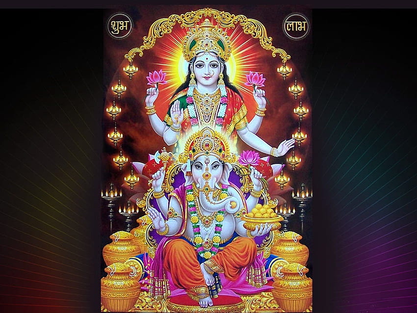 Maa laxmi (Lakshmi) . Maa Laxmi. Maa Laxmi, Ganesh Lakshmi HD-Hintergrundbild