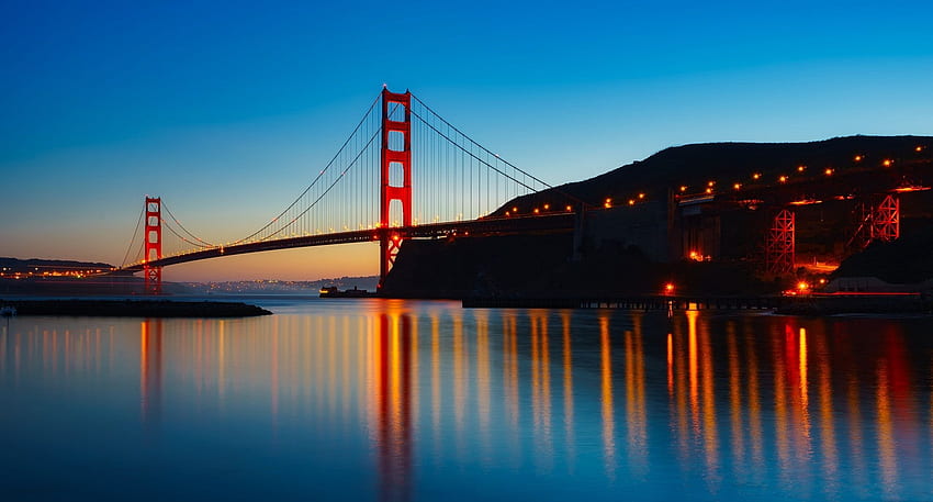 Golden Gate Köprüsü San Francisco Kaliforniya · Stok HD duvar kağıdı