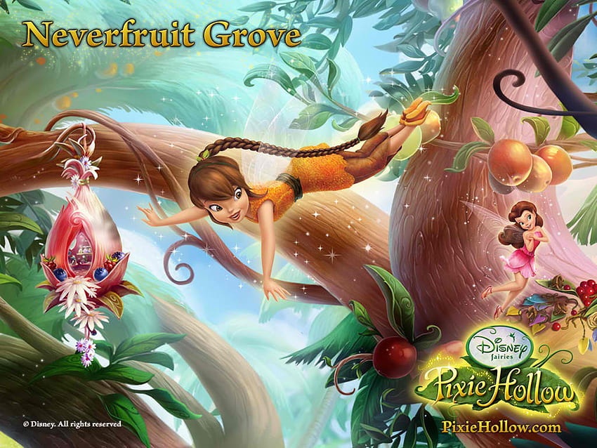 Neverfruit Grove - Pixie Hollow HD wallpaper