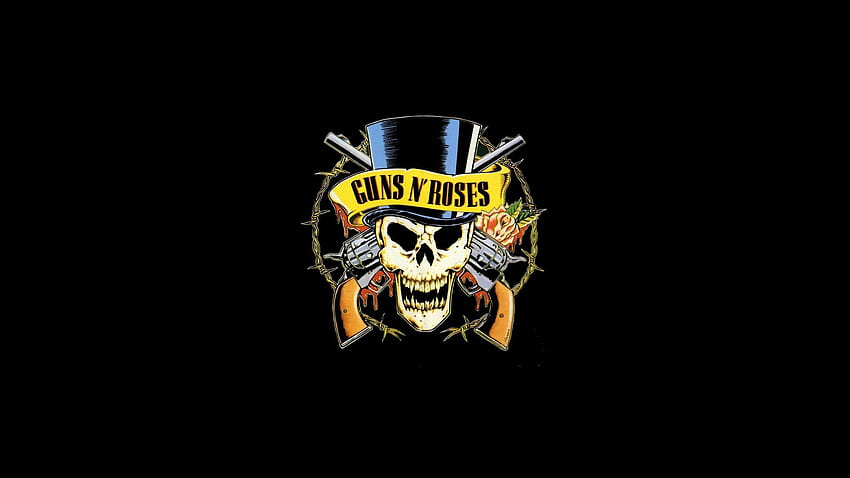 GUNS N ROSES ağır metal saç hard rock poster karanlık kafatası silah tabanca | | 326098 | YUKARI HD duvar kağıdı