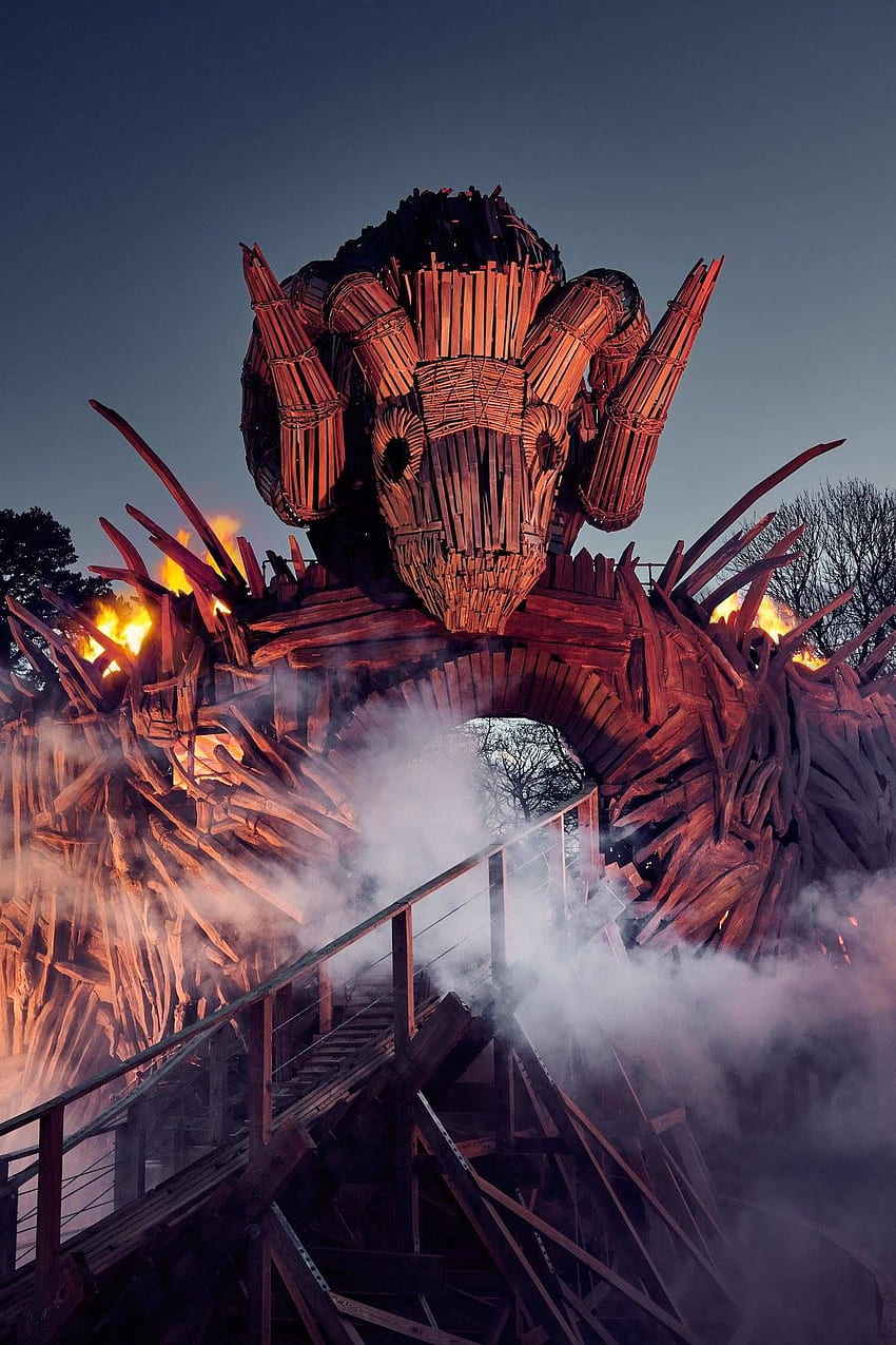 Alton Towers have released of their new Wicker Man ride. Alton towers rides, Theme parks rides, Best amusement parks HD phone wallpaper