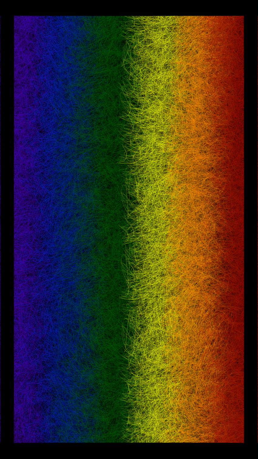 Framed Rainbow, orange, Frame, blue, bright, dark, yellow, purple, colorful, colors HD phone wallpaper