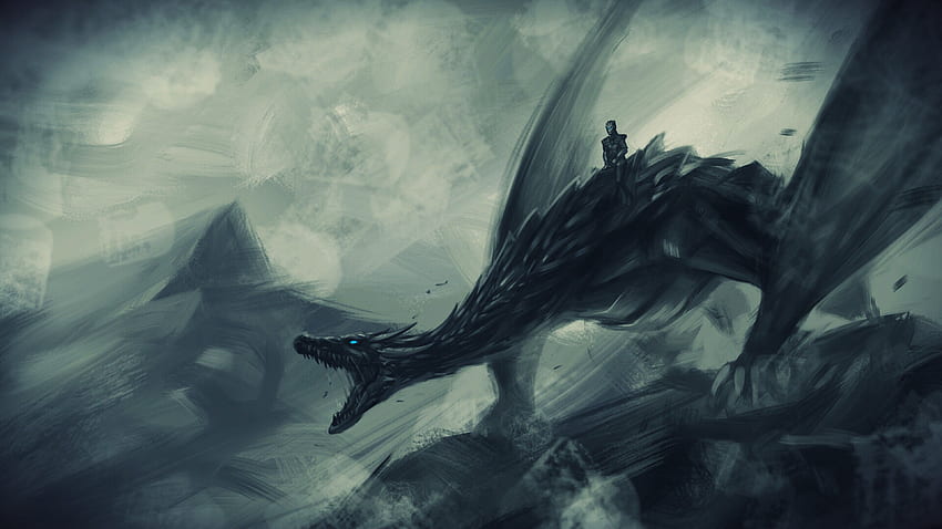 The Night King, Friendly Dragon HD wallpaper