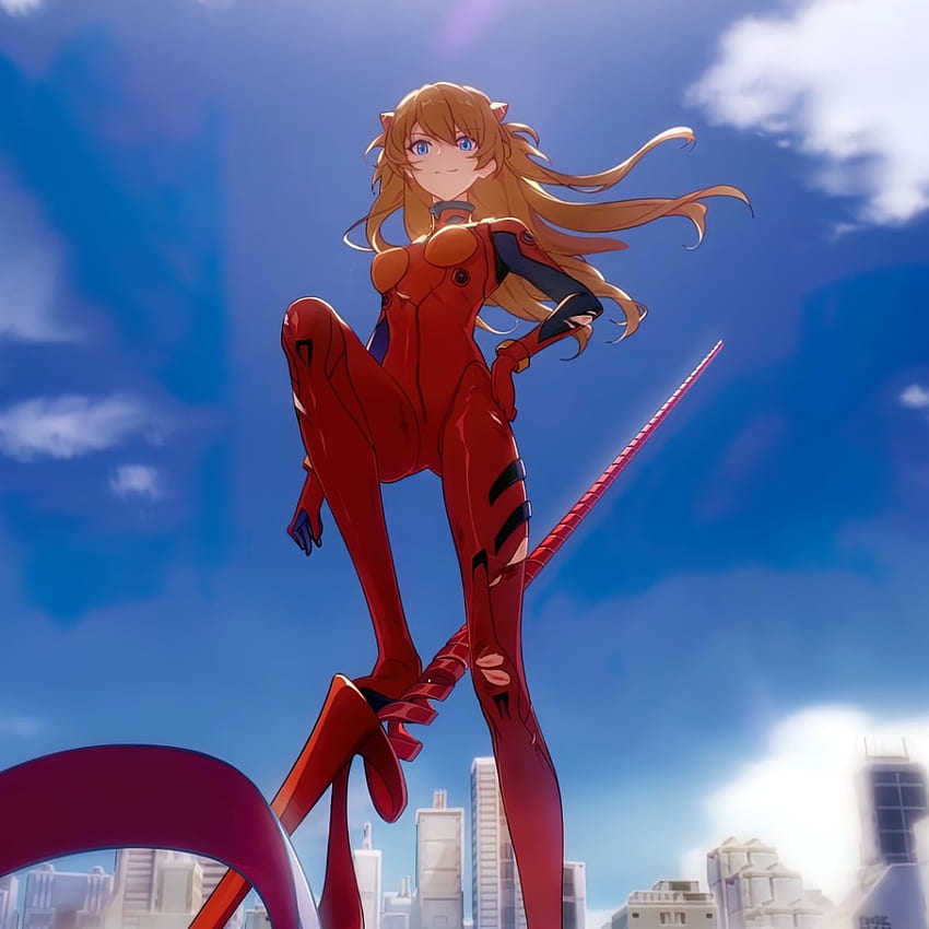 Evangelion asuka langley soryu evas ın yeniden inşası evangelion un yeniden inşası HD duvar