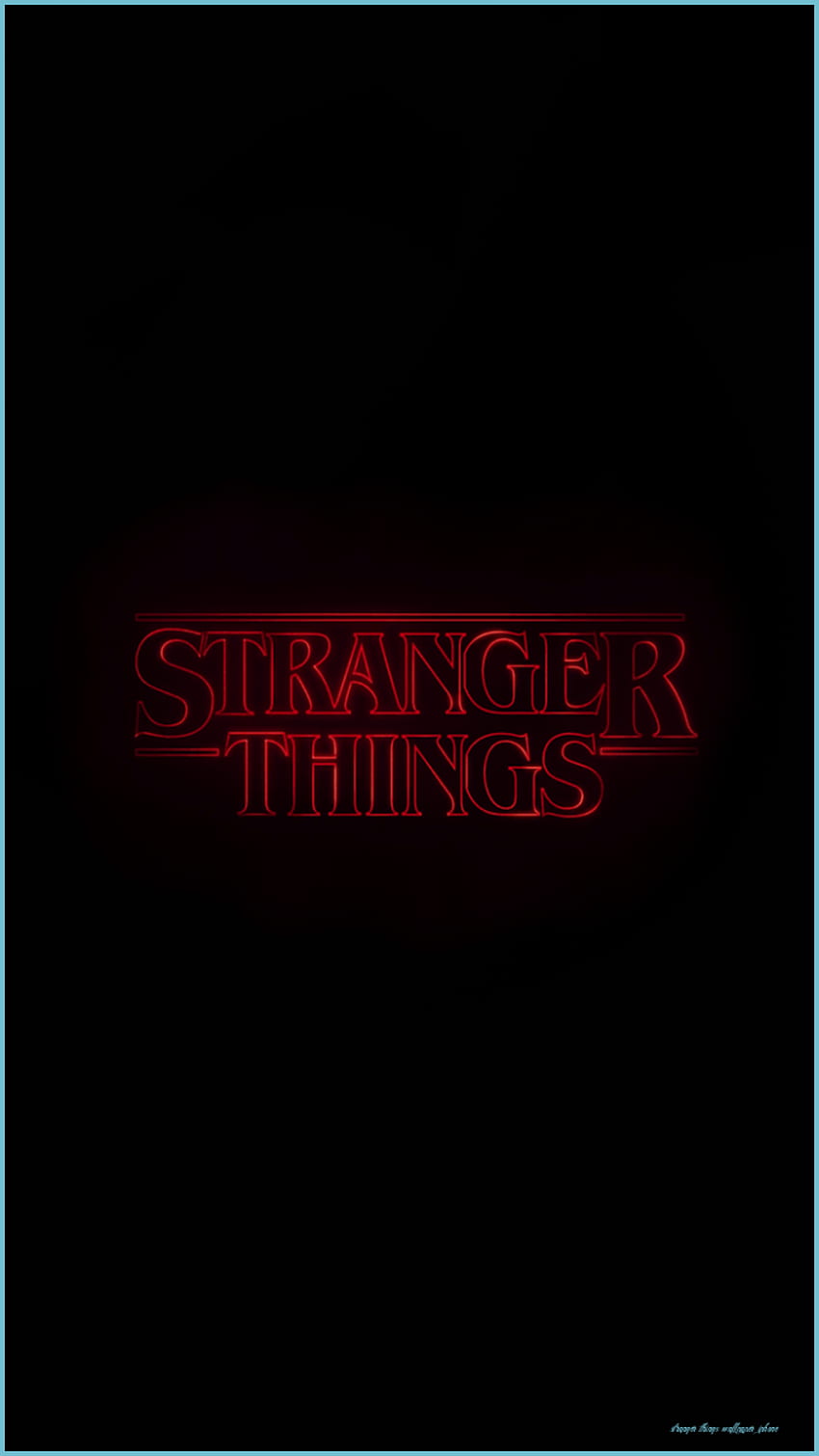 Stranger Things Logo Netflix Wallpaper ID3330