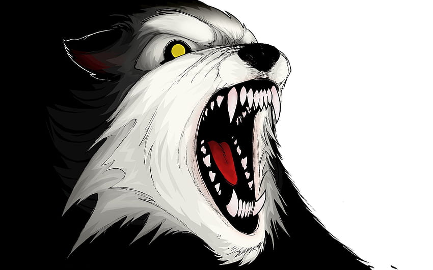 Vector, Aggression, Grin, Wolf HD wallpaper