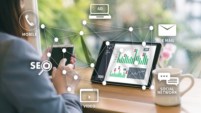 Cómo el marketing digital puede ayudar a mejorar su negocio, marketing en Internet fondo de pantalla