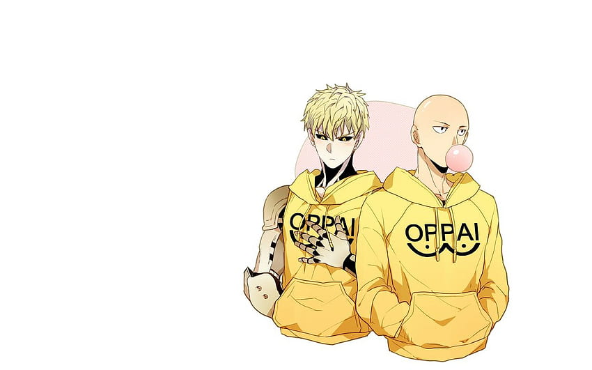 Saitama Genos One Punch Man Wallpaper by kuronekoisawesum