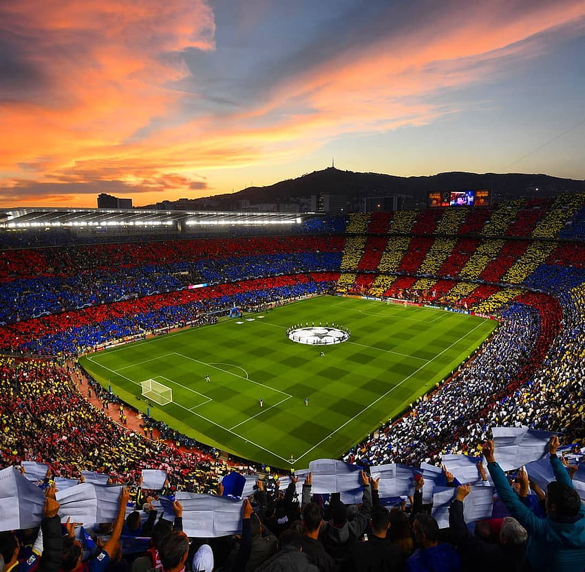 晴, FC Barcelona Stadium HD wallpaper