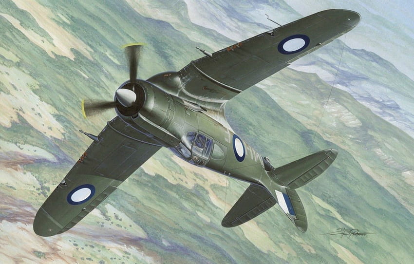 สงคราม ศิลปะ เครื่องบิน จิตรกรรม การบิน ww2 CAC Boomerang สำหรับ ส่วน авиация วอลล์เปเปอร์ HD