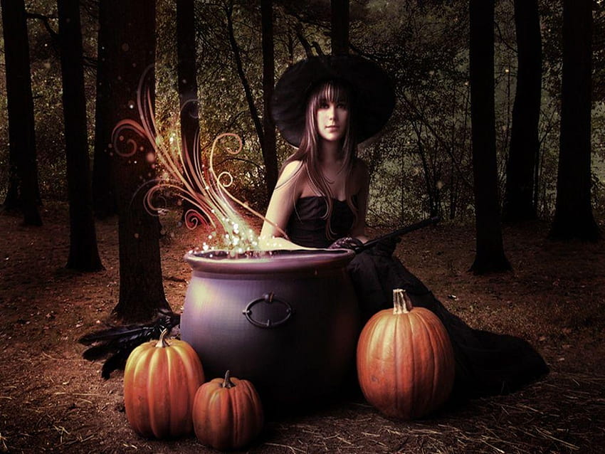 Halloween Witch Stock Photos, Images and Backgrounds for Free Download