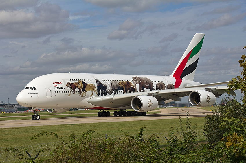 Airbus Uçak Yolcu Uçakları A380 800 HD duvar kağıdı