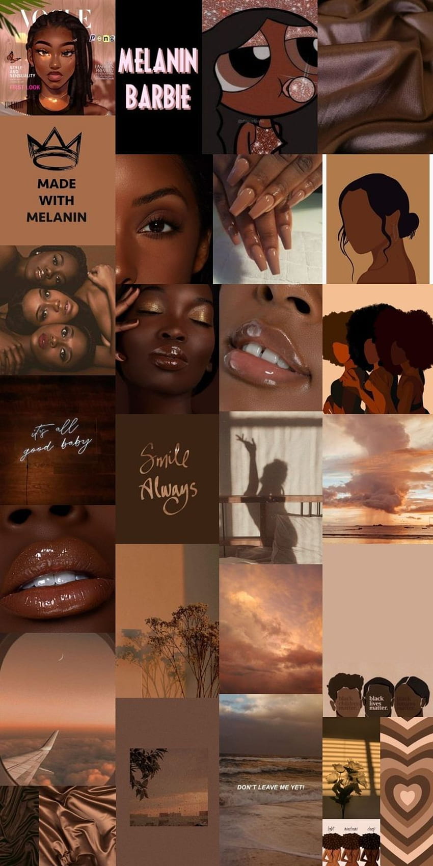 Black is Beauty in 2021. Black aesthetic , Black girl aesthetic, iPhone wallpap in 2021. Black aesthetic, iPhone girly, Black girl magic art HD 전화 배경 화면