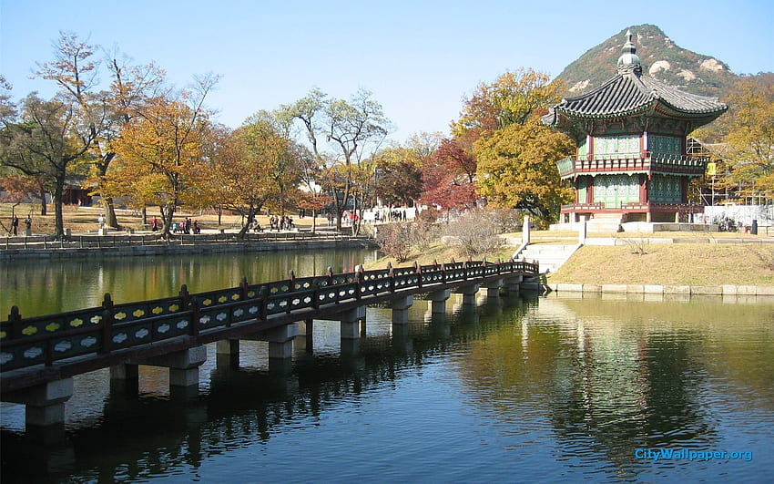 Other: Gyeongbokgung Palace Seoul South Korea Monuments, Seoul River HD wallpaper